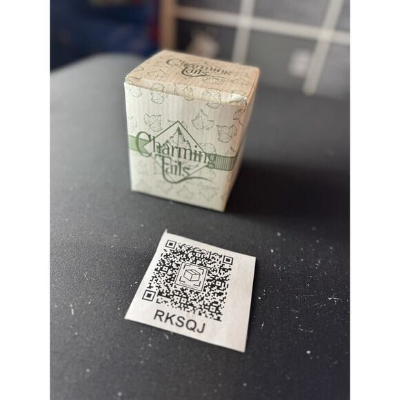 CHARMING TAILS FITZ AND FLOYD "READY TO TAKE A SWING AT IT" FIGURINE W Card - Picture 5 of 5